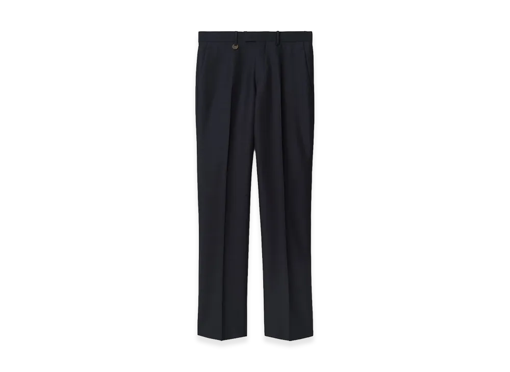 Burberry Wool Mohair Tailored Trousers "Navy"