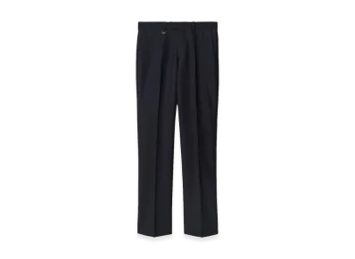 Burberry Wool Mohair Tailored Trousers "Navy"