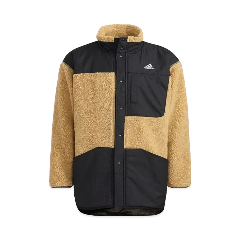 ADIDAS PRSVE BOA FLEECE JACKET "Beige Tone/Black"