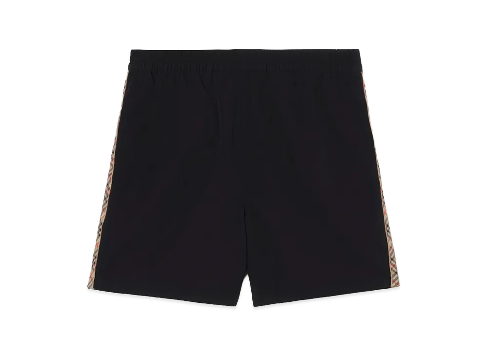 Burberry Check Trim Swim Shorts "Black"