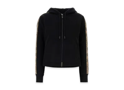Burberry Women's Cotton Hoodie "Black"