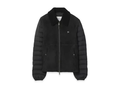 Burberry Shearling Nylon Down Jacket "Black"