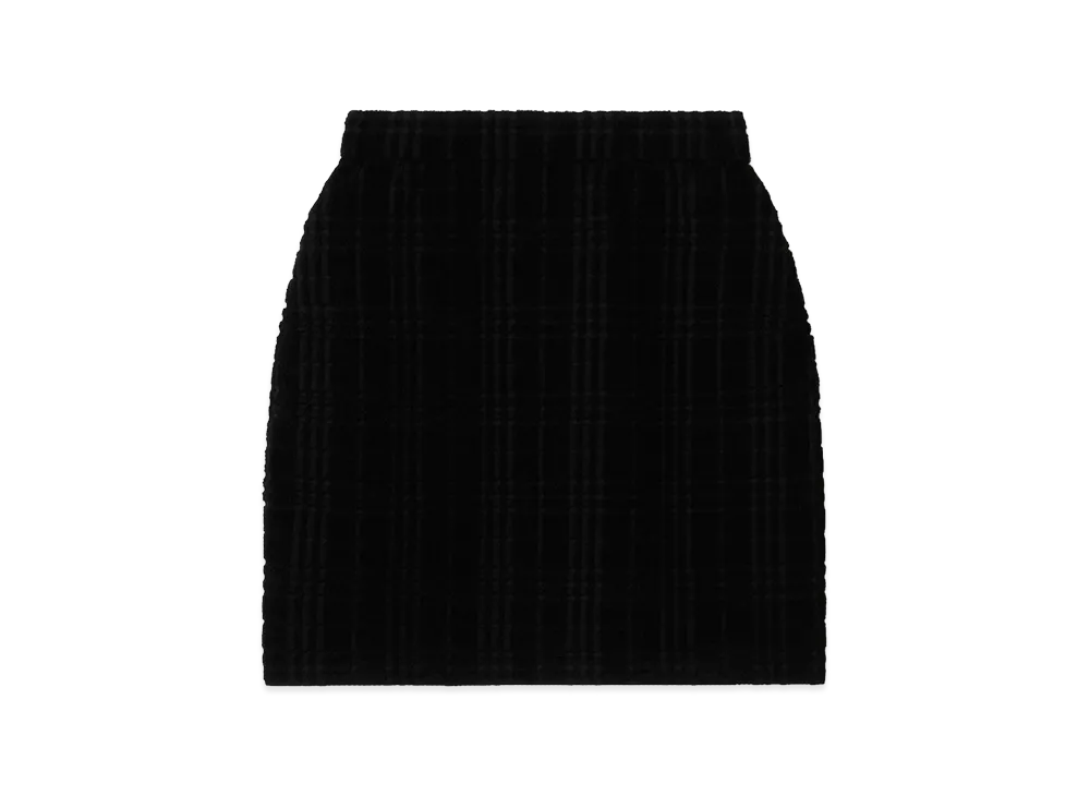Burberry Women's Wool Blend Mini Skirt "Black"