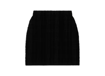 Burberry Women's Wool Blend Mini Skirt "Black"