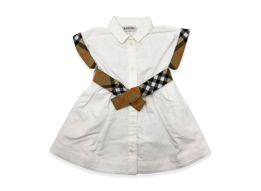 Burberry Kids Dress "White"