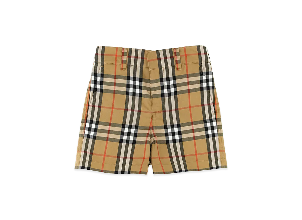 Burberry Kids Oscar Bermuda Shorts "Beige"