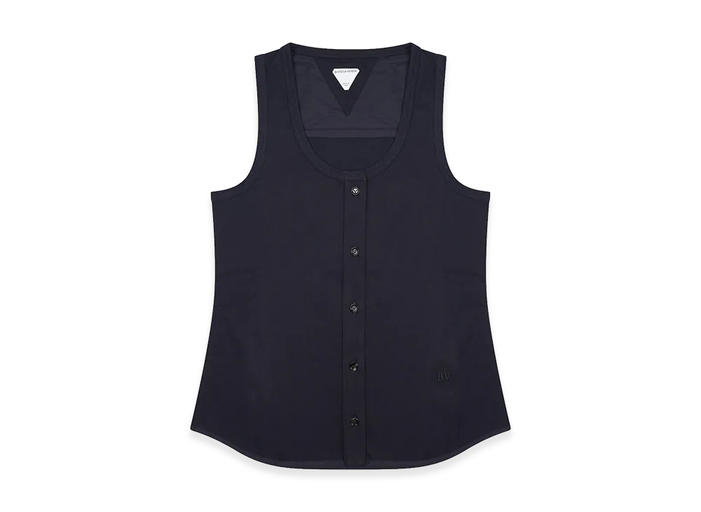 Bottega Veneta Women's Top With Buttons "Blue"