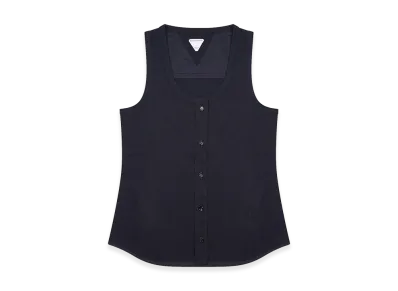 Bottega Veneta Women's Top With Buttons "Blue"