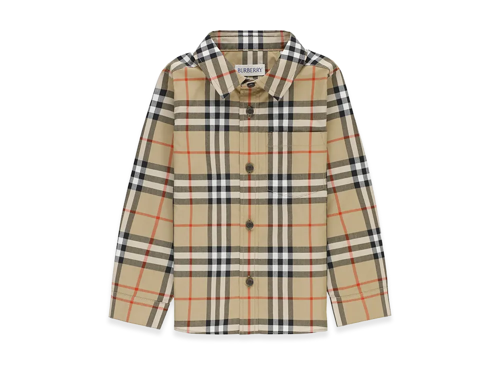 Burberry Kids Shirts "Beige"