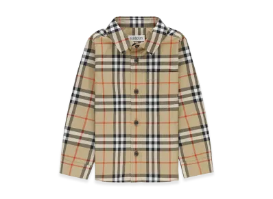 Burberry Kids Shirts "Beige"