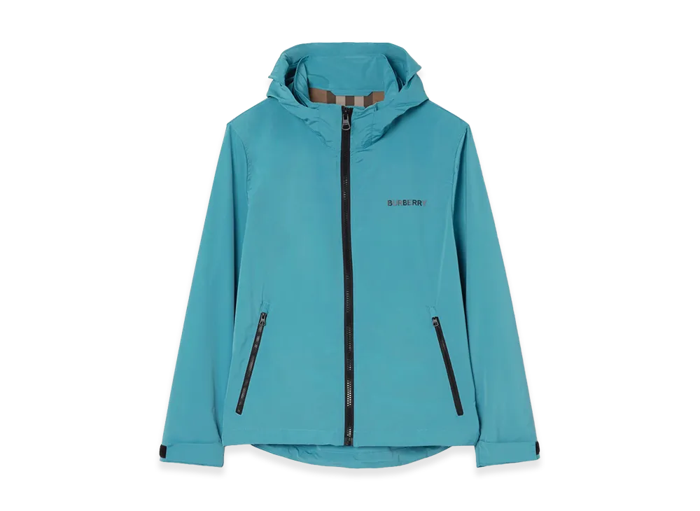 Burberry Hooded Jacket "Peacock Turquoise"