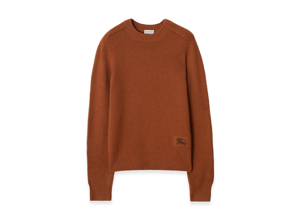 Burberry Women's Cashmere Sweater "Ginger Orange"