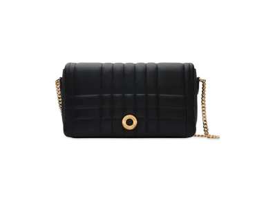 Burberry Women's Quilted Leather Crossbody Bag "Black"