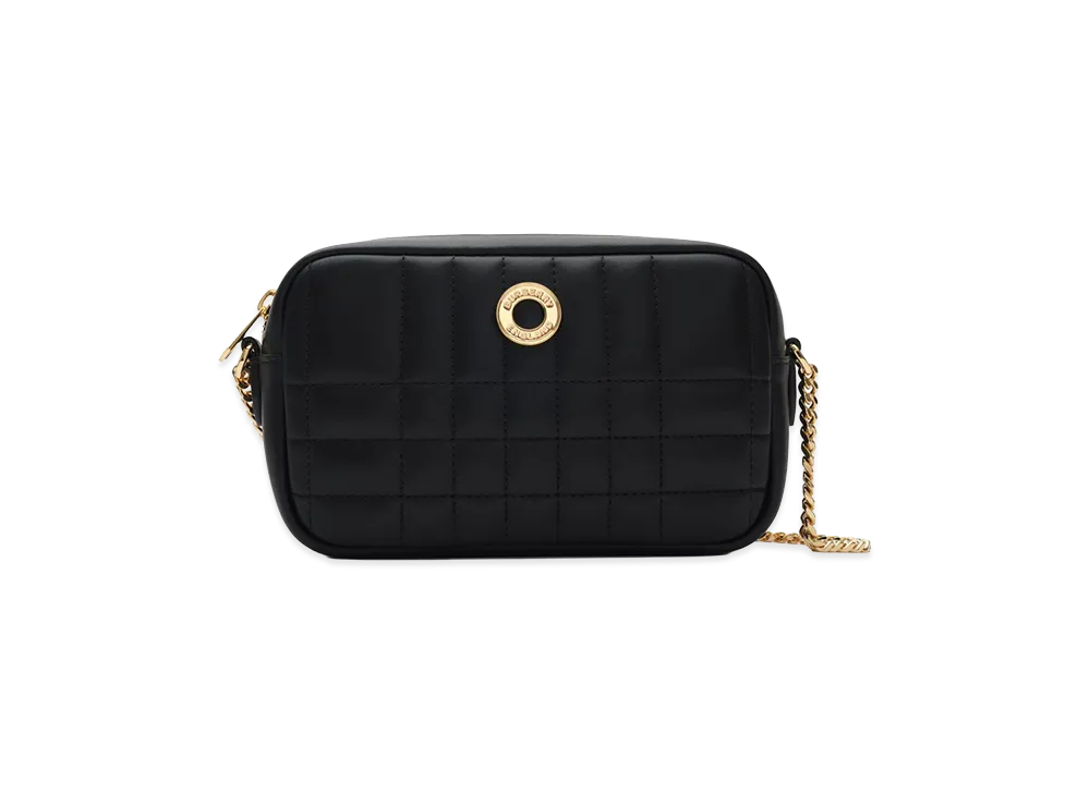 Burberry Women's Quilted Leather Crossbody Bag "Black"