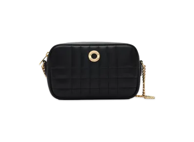 Burberry Women's Quilted Leather Crossbody Bag "Black"