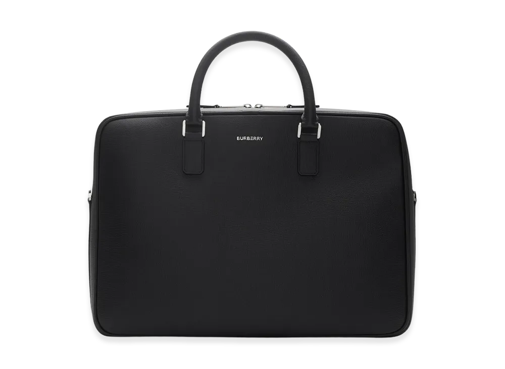 Burberry Leather Briefcase "Black"