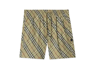 Burberry Check Swim Shorts "Glade Green"