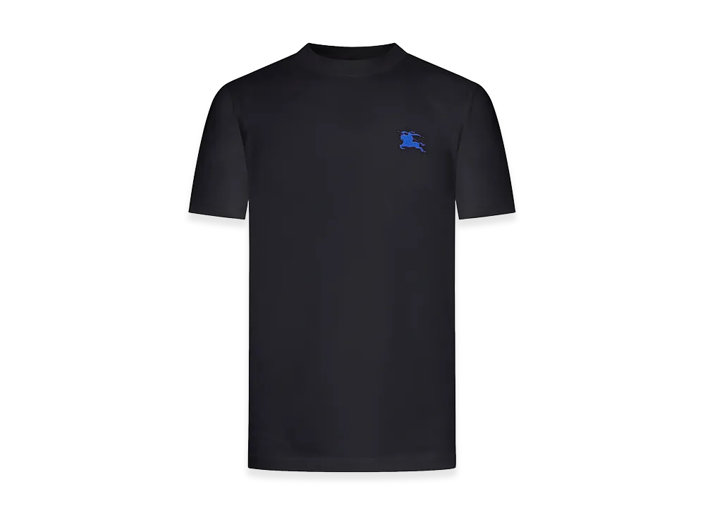 Burberry Crew Neck T-Shirt With Logo "Black"