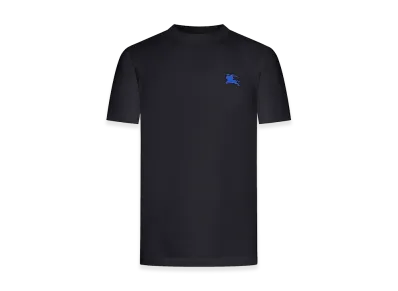 Burberry Crew Neck T-Shirt With Logo "Black"