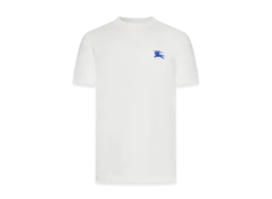 Burberry Crew Neck T-Shirt With Logo "White"
