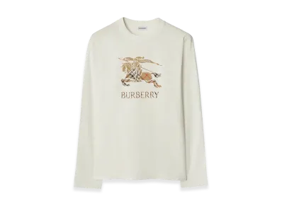 Burberry Jersey Long Sleeved Shirt "White"