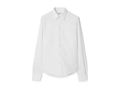 Burberry Regular Fit Cotton Poplin Shirt "Optic White"