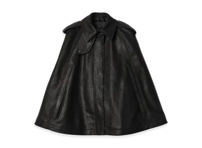 Burberry Women's Leather Cape "Black"