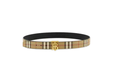 Burberry 'TB' Reversible Belt "Multi"