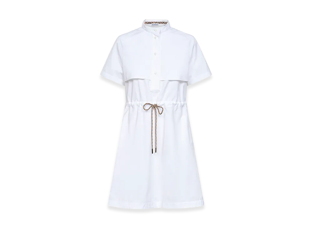 Burberry Women's Cotton Poplin Dress "White"