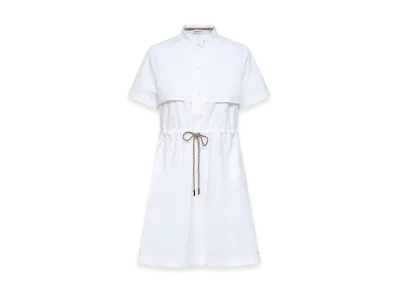 Burberry Women's Cotton Poplin Dress "White"