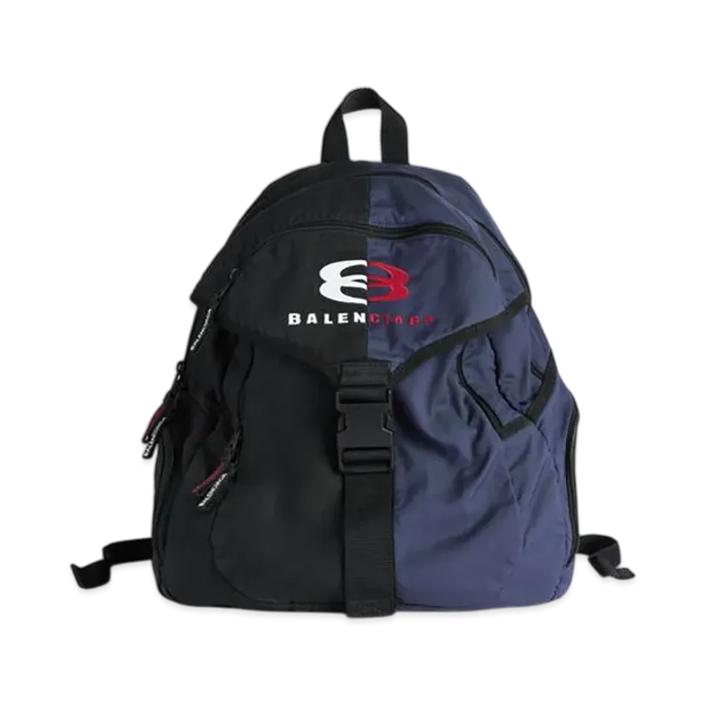 BALENCIAGA Unity Backpack Large "Black/Navy"