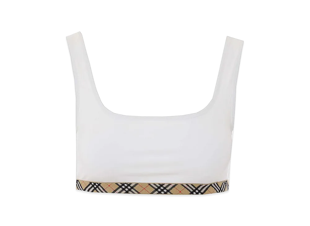 Burberry Women's Samphire Bra Swimwear "White"