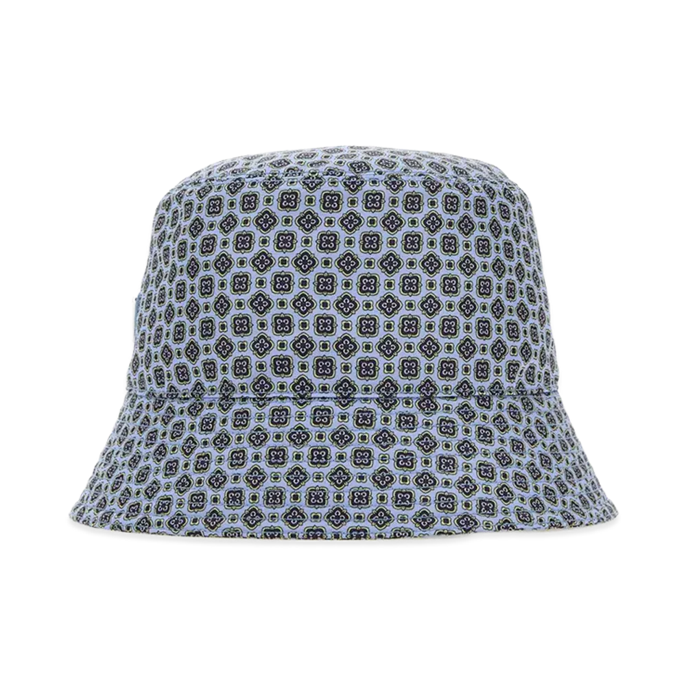 PRADA Printed Re-Nylon Bucket Hat "Light Blue"
