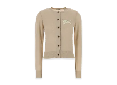 Burberry Women's Cotton And Wool Cardigan "Beige"