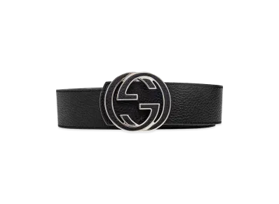 GUCCI Leather Reversible Belt "Black"