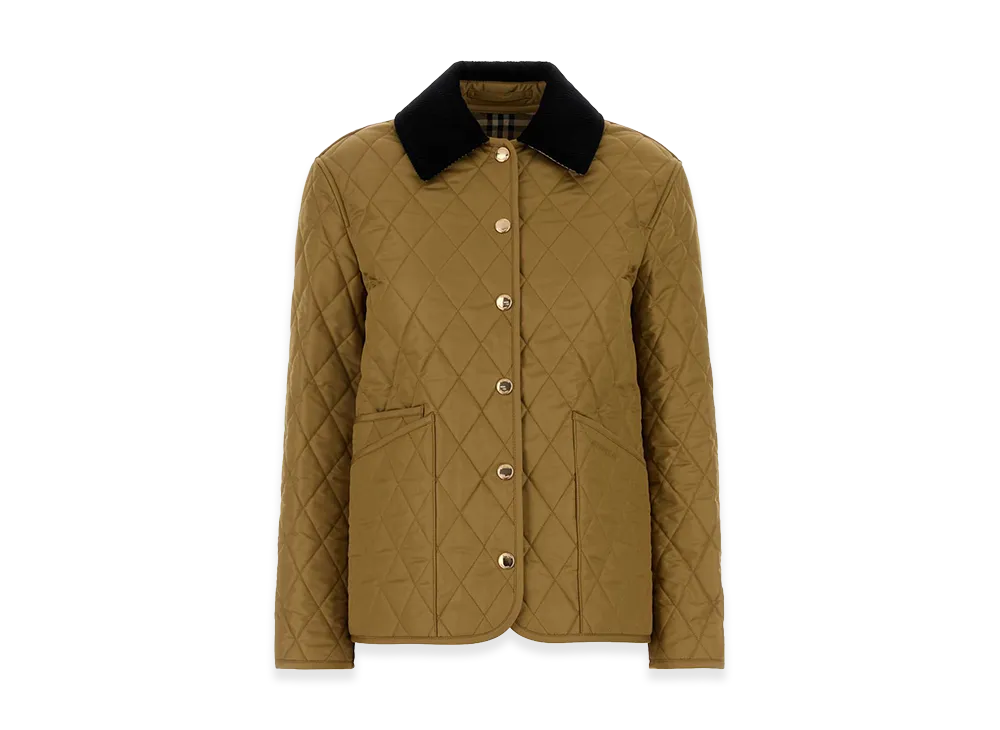 Burberry Women's Nylon Jacket "Biscuit Beige"