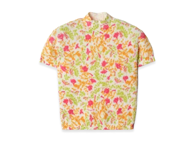 Burberry Women's Floral Cotton Blend Top "Fuchsia Pink"