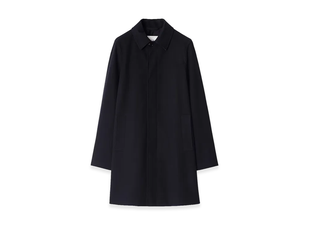 Burberry Mid-length Cashmere Car Coat "Navy"