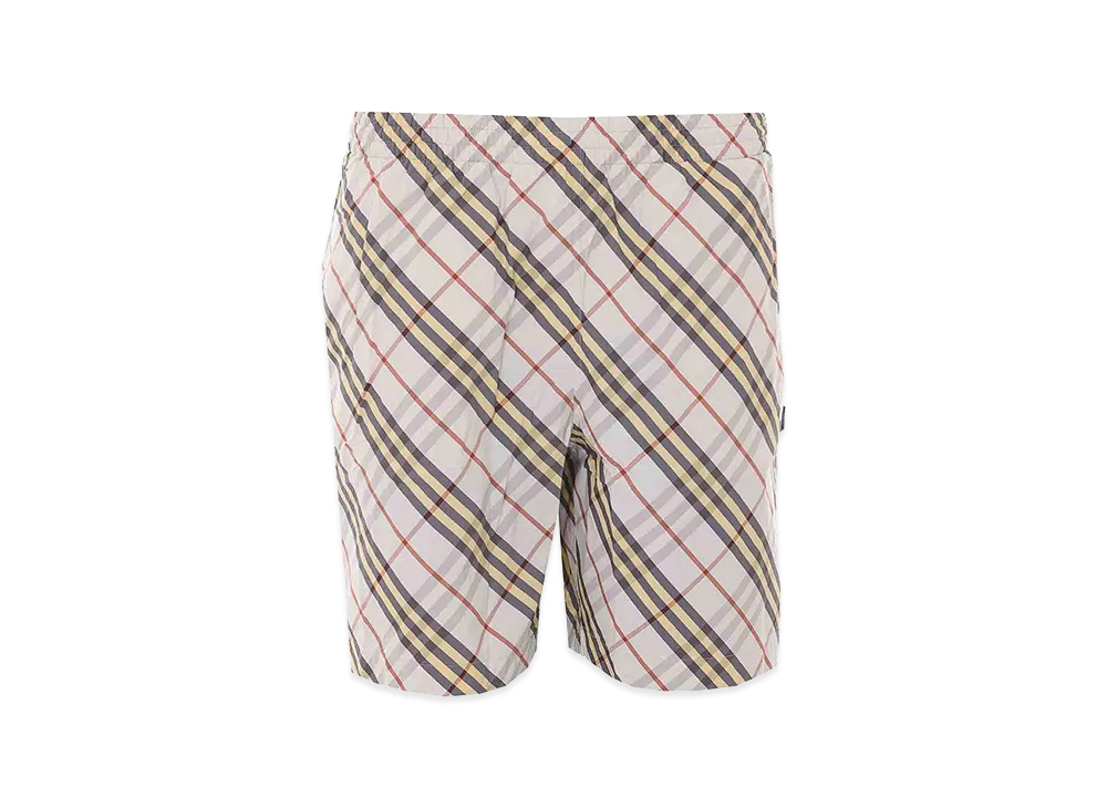 Burberry Check Shorts "Beige"