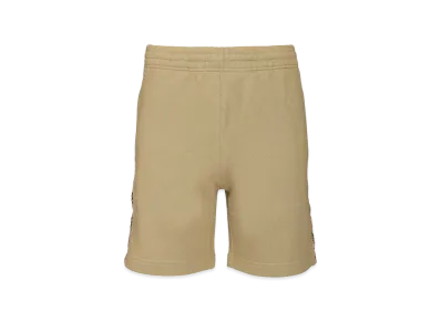 Burberry Cotton Shorts With Check Trim "Beige"