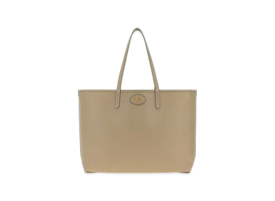 Burberry Women's Dove Leather Reversible Shopping Bag "Mallowpink/Gray"