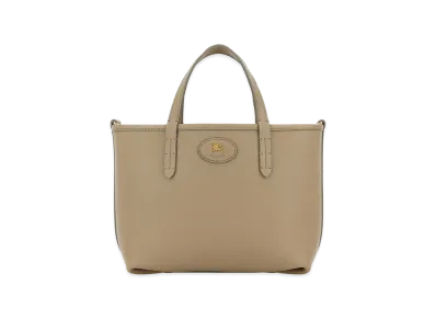 Burberry Women's Leather Mini Bloomsbury Reversible Handbag "Dove Gray/Mallowpink"