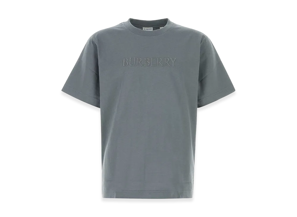 Burberry Cotton T-Shirt "Gray/Dark Grey"