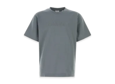 Burberry Cotton T-Shirt "Gray/Dark Grey"