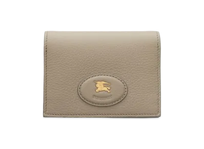 Burberry Women's Bloomsbury Folding Card Case "Mushroom Beige/Mallow Pink"