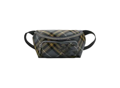 Burberry Small Check Belt Bag "Wave Blue"