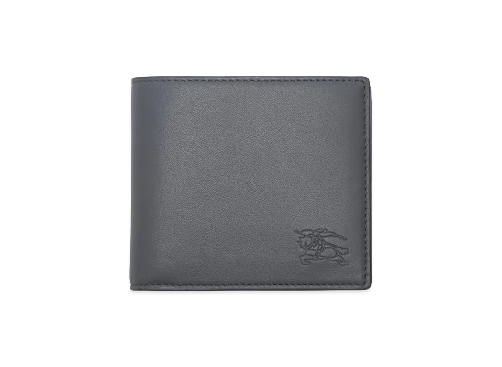 Burberry Pop Check Bifold Wallet "Wave Blue"