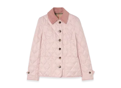 Burberry Women's Quilted Jacket "Mallow Pink"