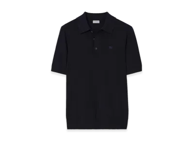 Burberry Cashmere Polo Shirt "Navy"