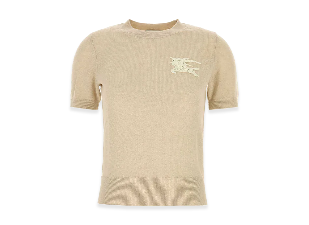 Burberry Women's Wool Blend Sweater "Beige/Sand"